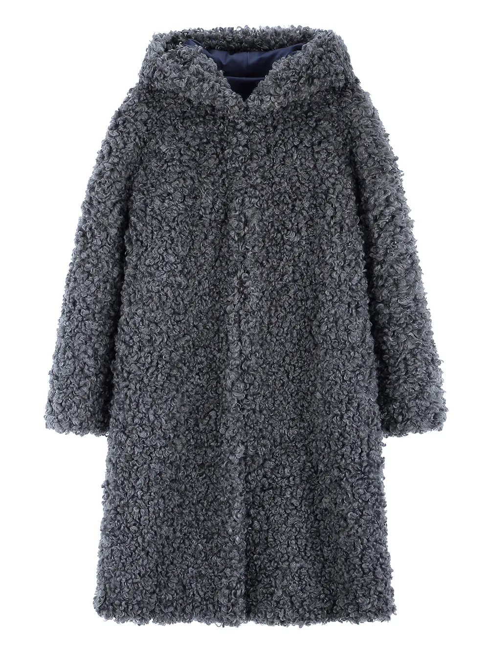 FAUX FUR EVER LONG HOODED COAT