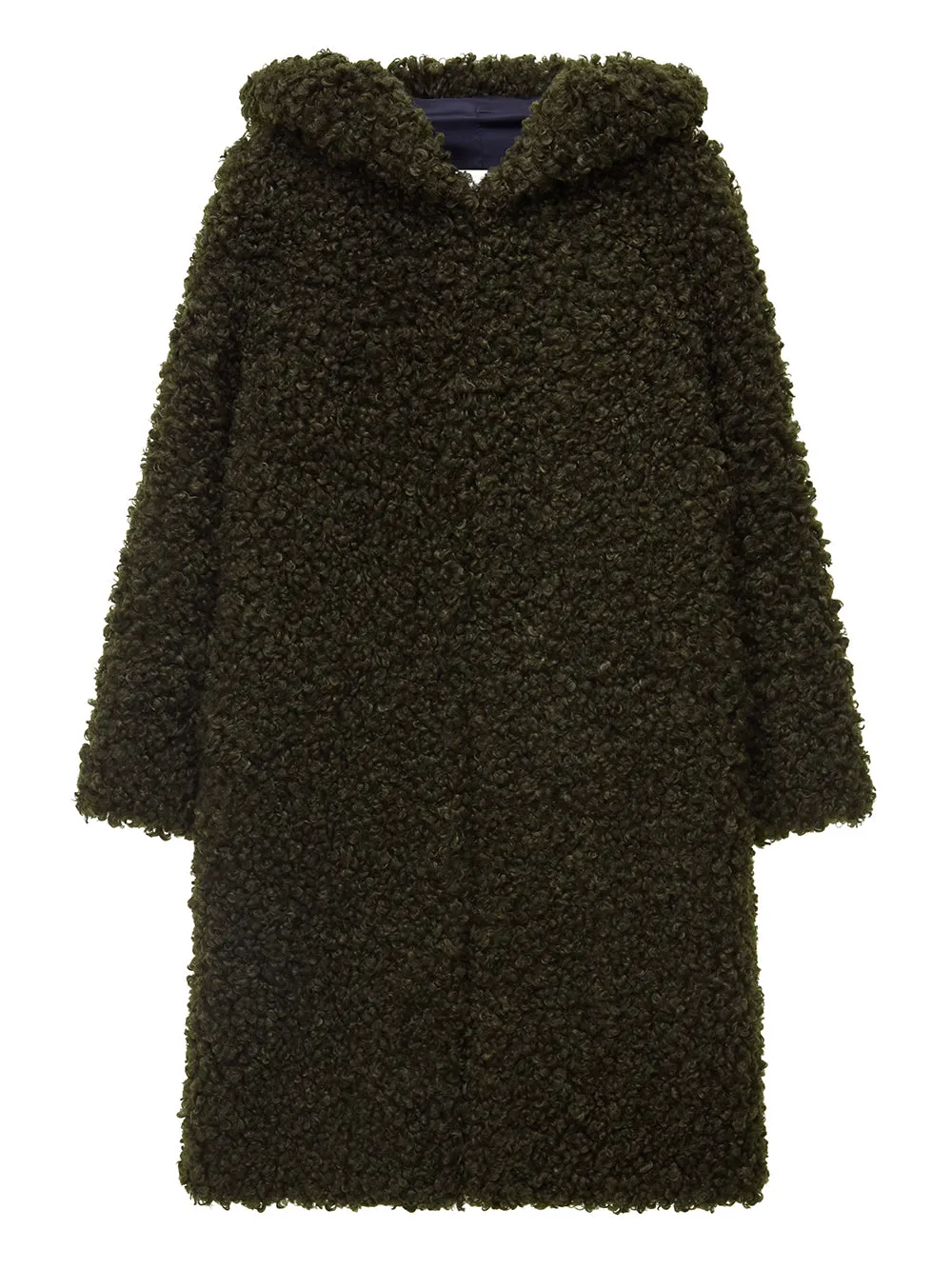 FAUX FUR EVER LONG HOODED COAT