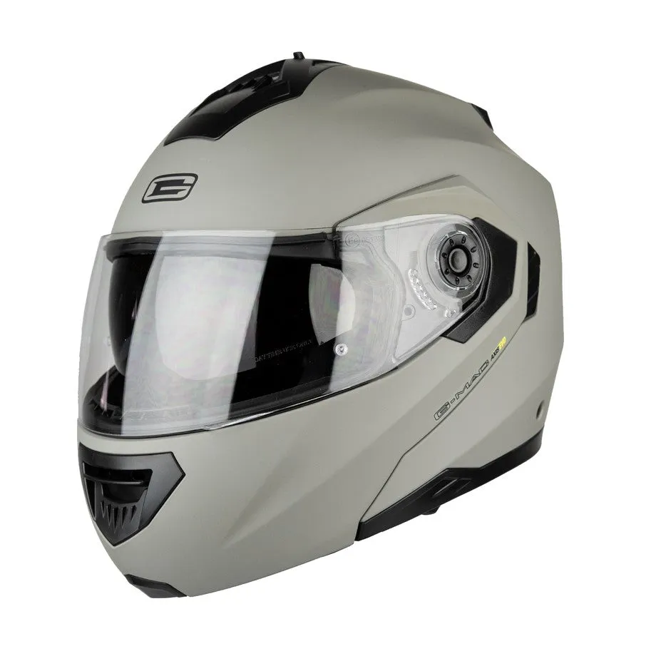 G-Mac Axis Evo Flip Front Helmet - Satin Grey