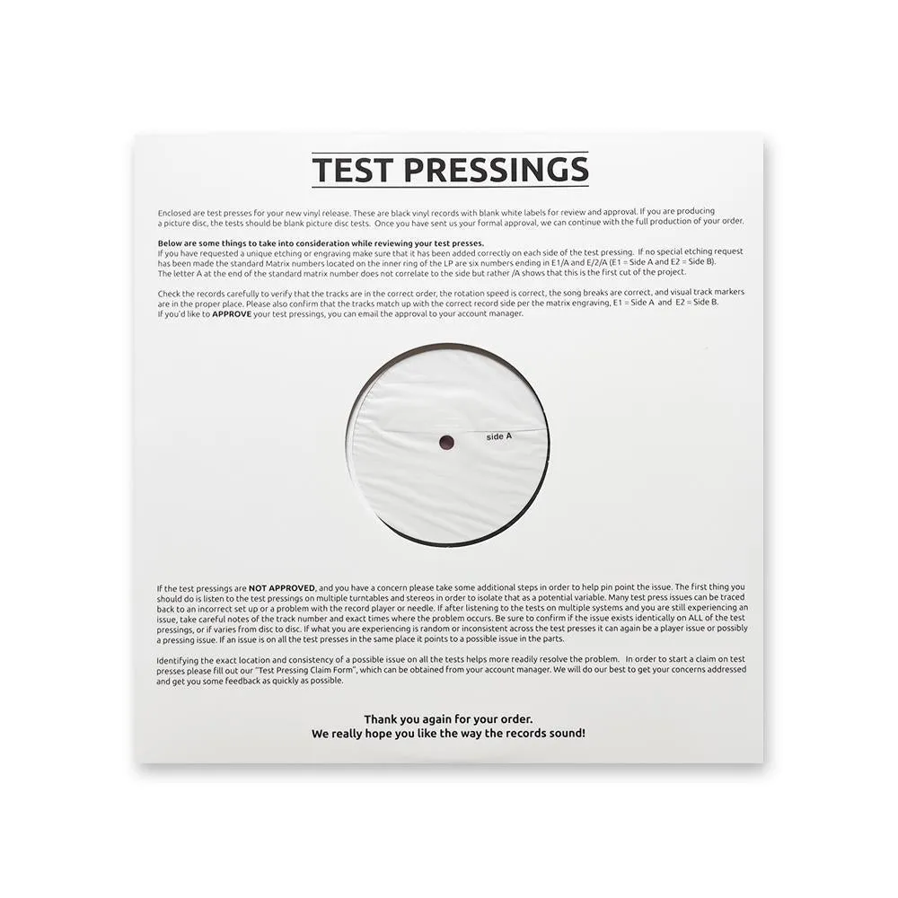 Georges Brassens - Brassens à 100 ans - Test Pressing - Rondelle 3