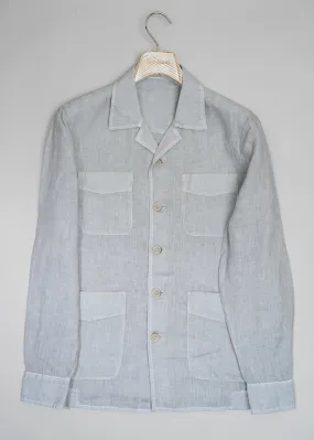 Gran Sasso Linen Overshirt / Light Sand