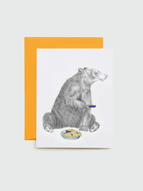 Greeting Card - Albert Finnegan Black Bear