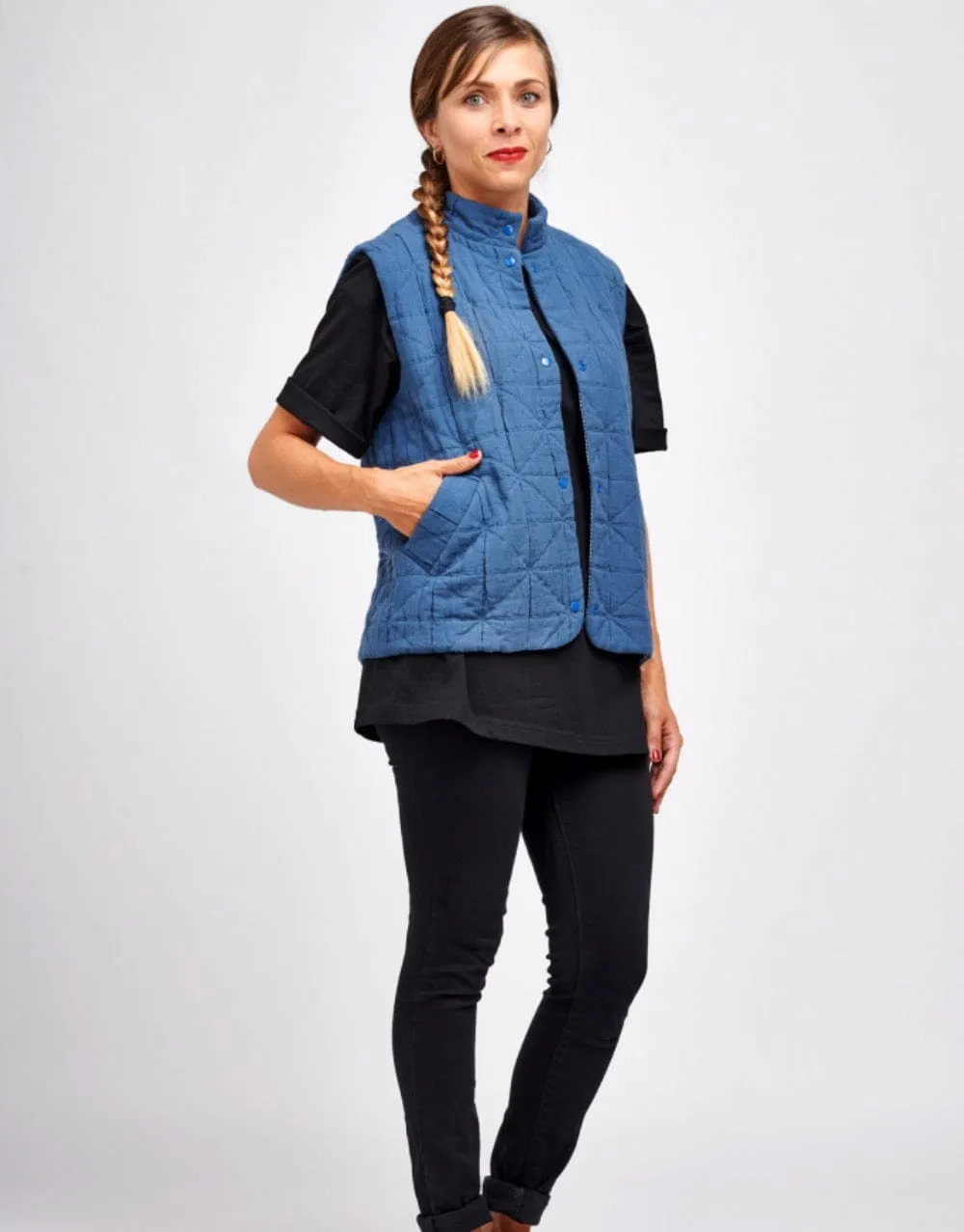 Hathor Sleeveless Vest Sewing Pattern, I AM Patterns