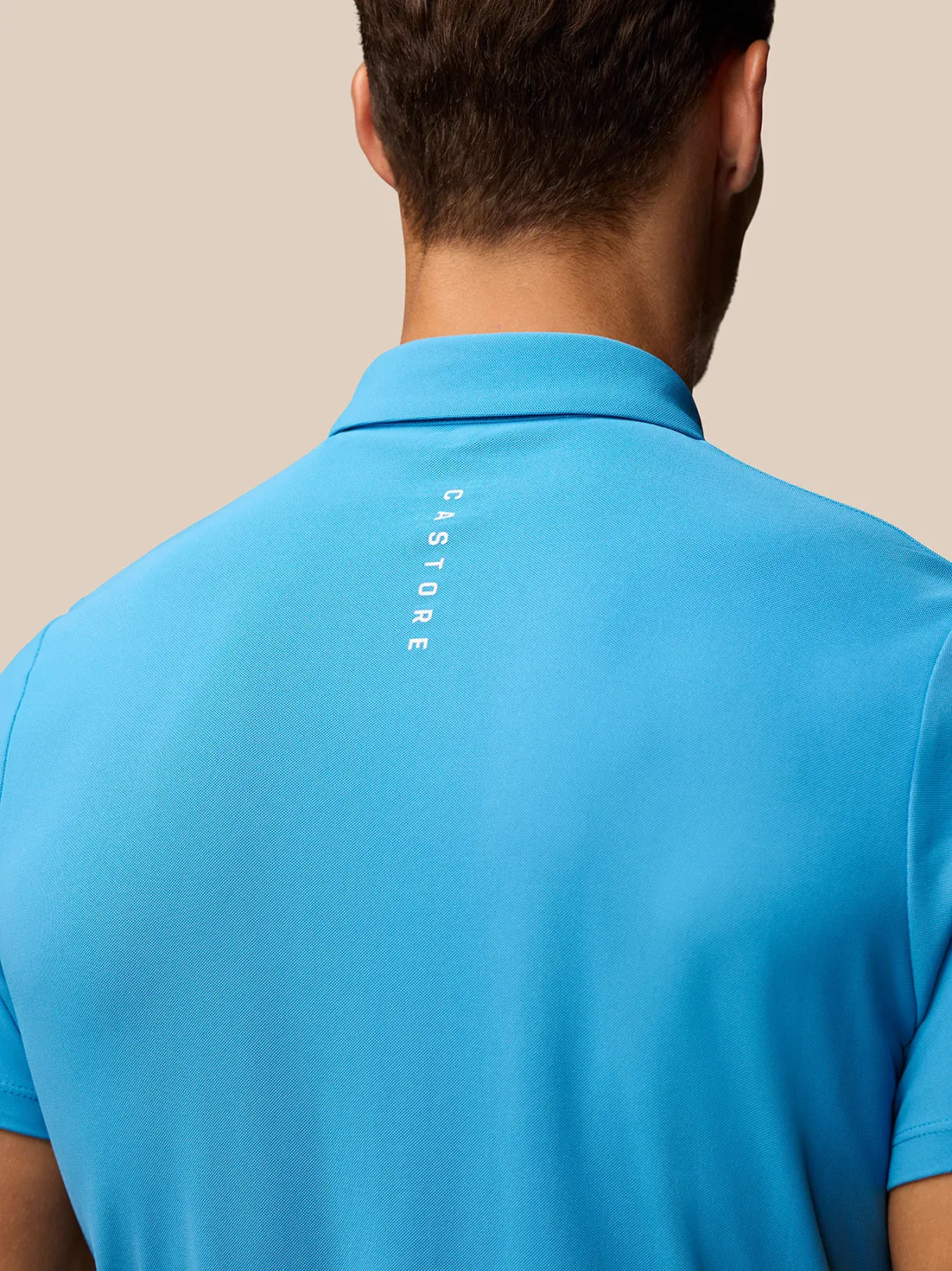 Heren Golf Korte Mouw Club Essential Polo - Blauw