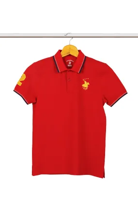 Kids Boys Short Sleeve Casual Polo T-Shirt