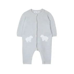 Knitted Babygrow Blue