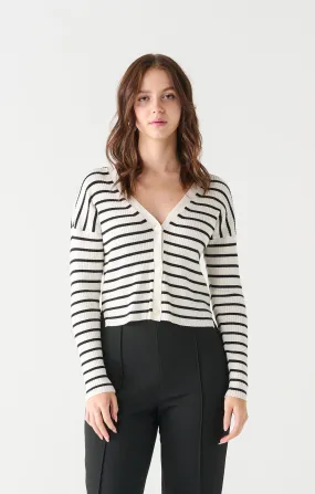 Kourtney Ribbed Stripe Cardigan