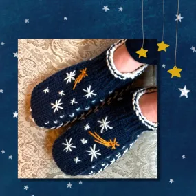 La Maison Tricotée - Sweet Night Slippers Pattern