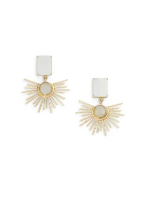 Maya Earrings | Moonstone