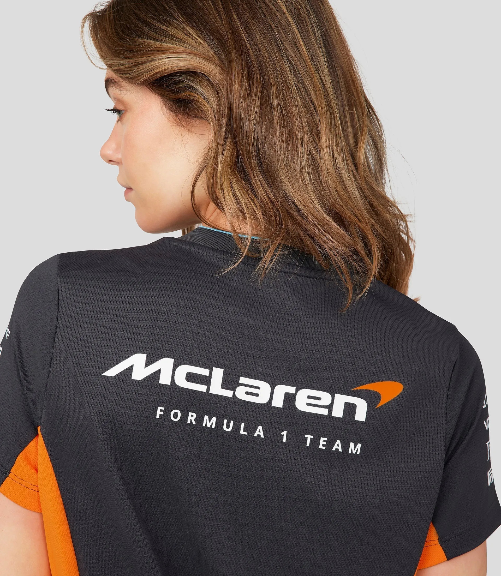 MCLAREN DAMES  SET UP T-SHIRT 23 - DONKERGRIJS