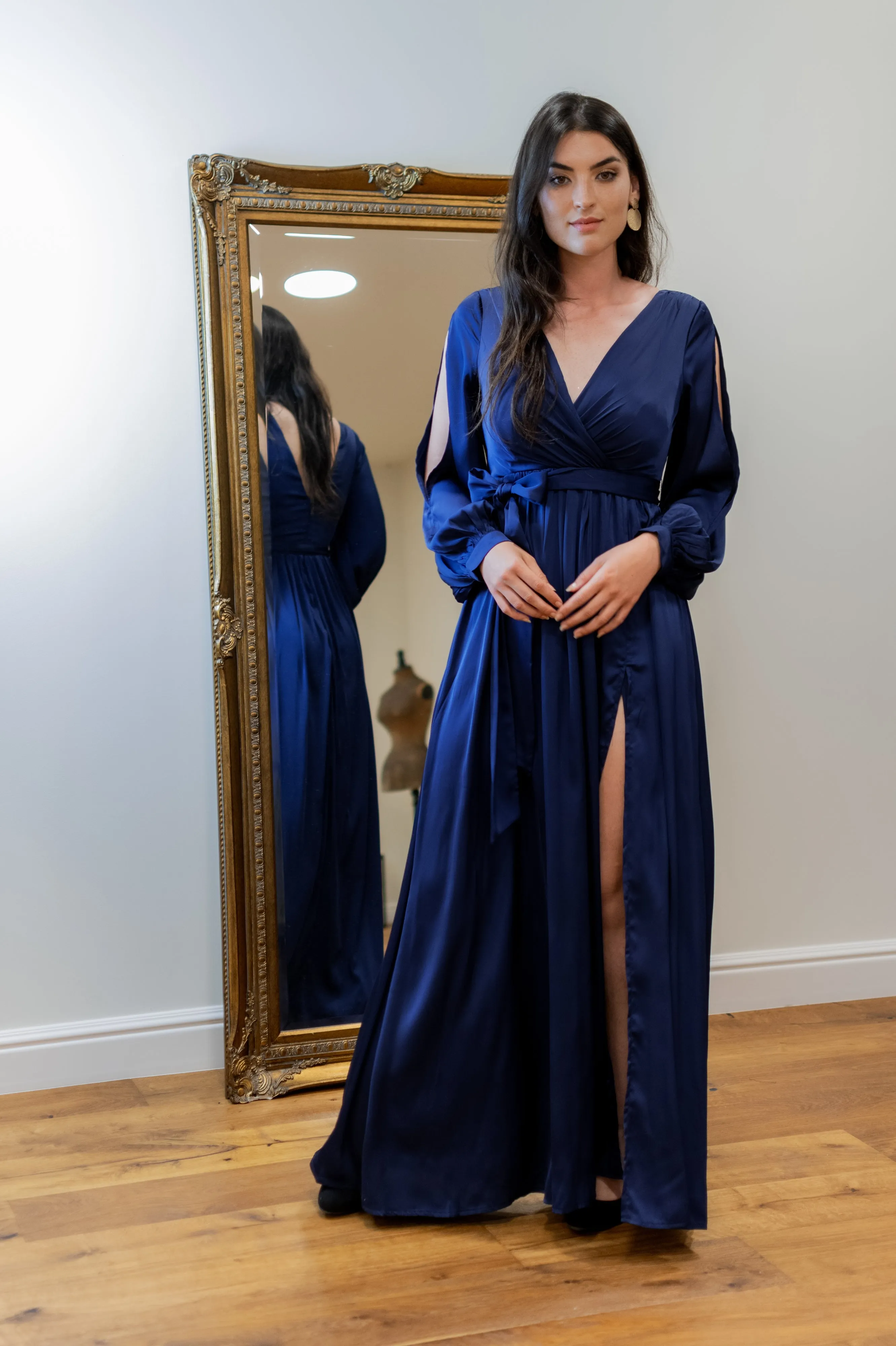 Midnight Mood Dress - Deep Blue