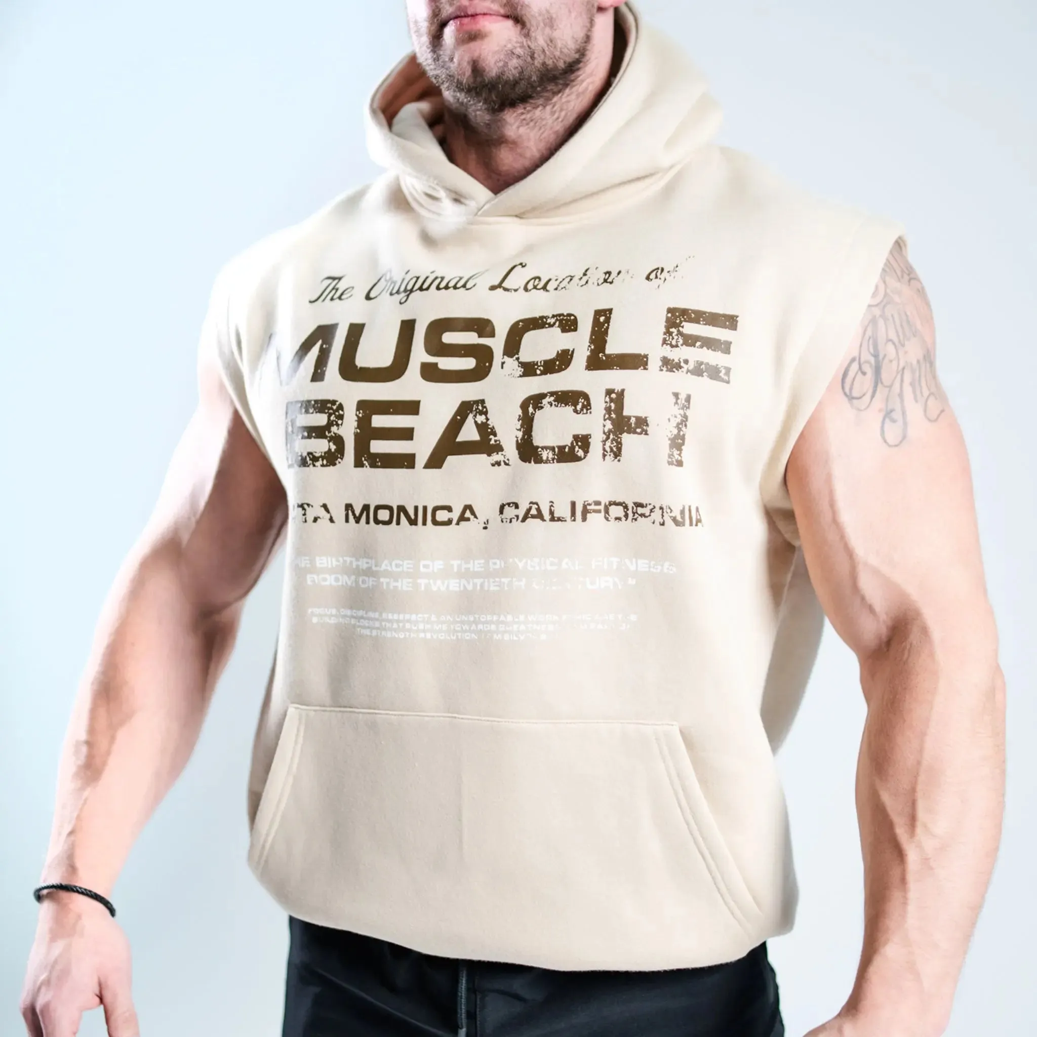 Muscle Beach Sleeveless Hoodie