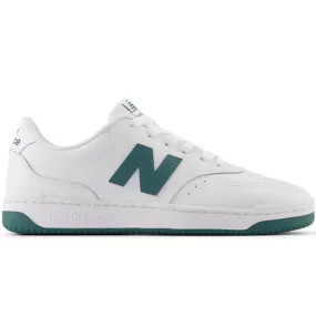 NEW BALANCE UNISEX BB80 WHITE/GREEN SNEAKER SHOE