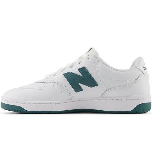 NEW BALANCE UNISEX BB80 WHITE/GREEN SNEAKER SHOE