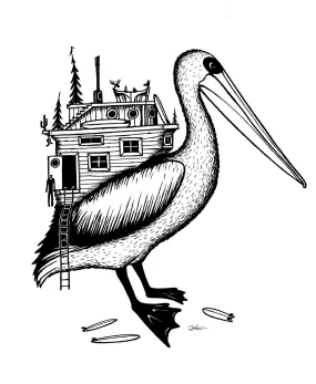 Pelican Home - Print/ Framed Print