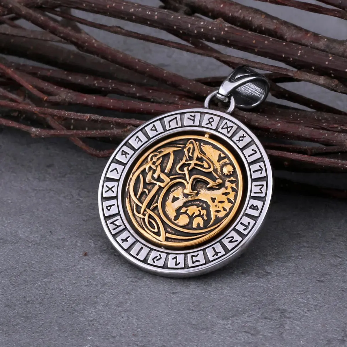 Pendentif de l’Ère Viking - Rugissement du Loup