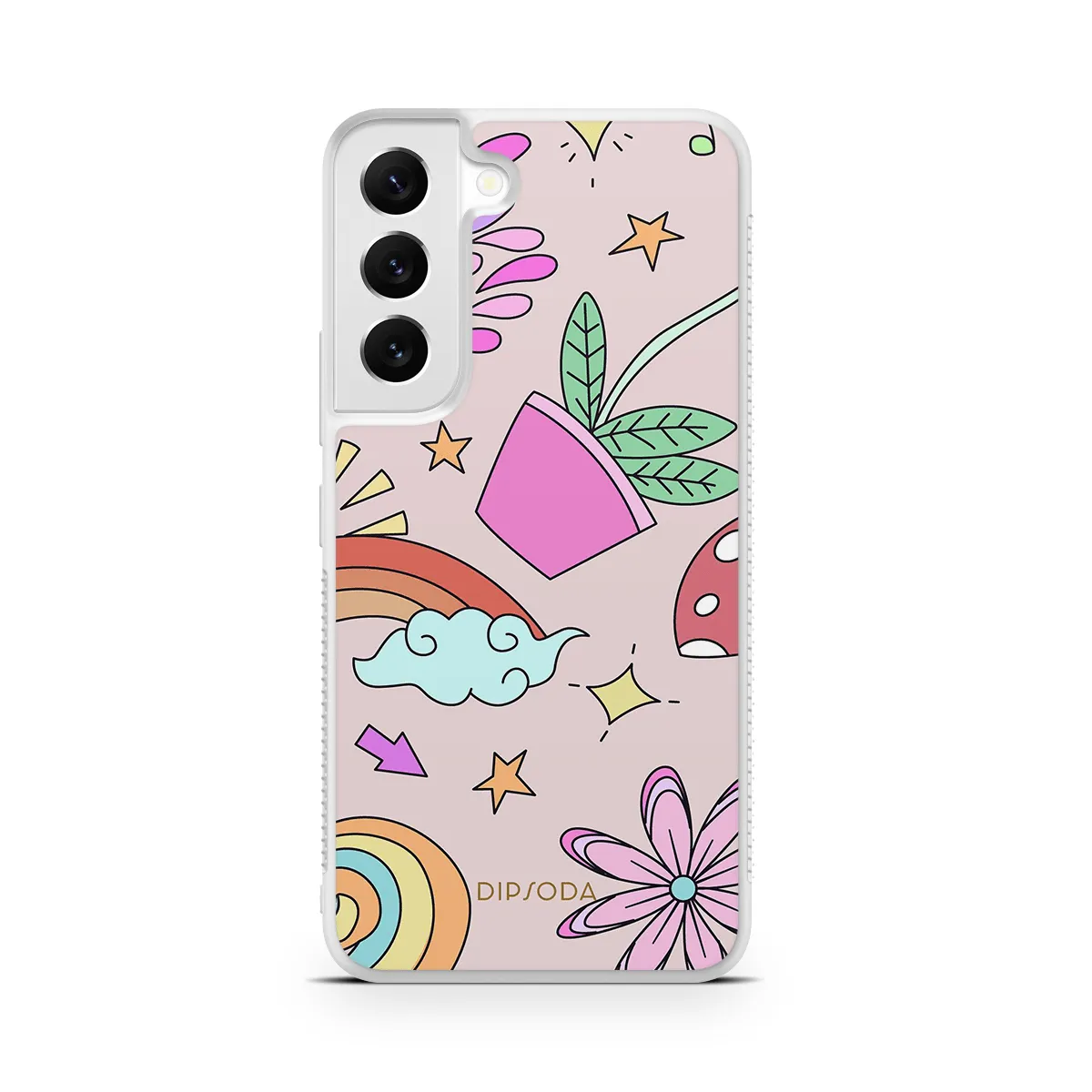 Psychedelic Style Rubber Phone Case