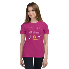 "Today I Choose Joy" Youth Short Sleeve T-Shirt - Several Colors Available