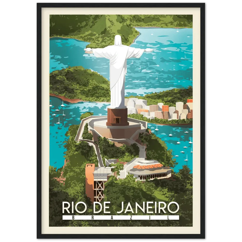 Rio De Janeiro Retro Wall Art