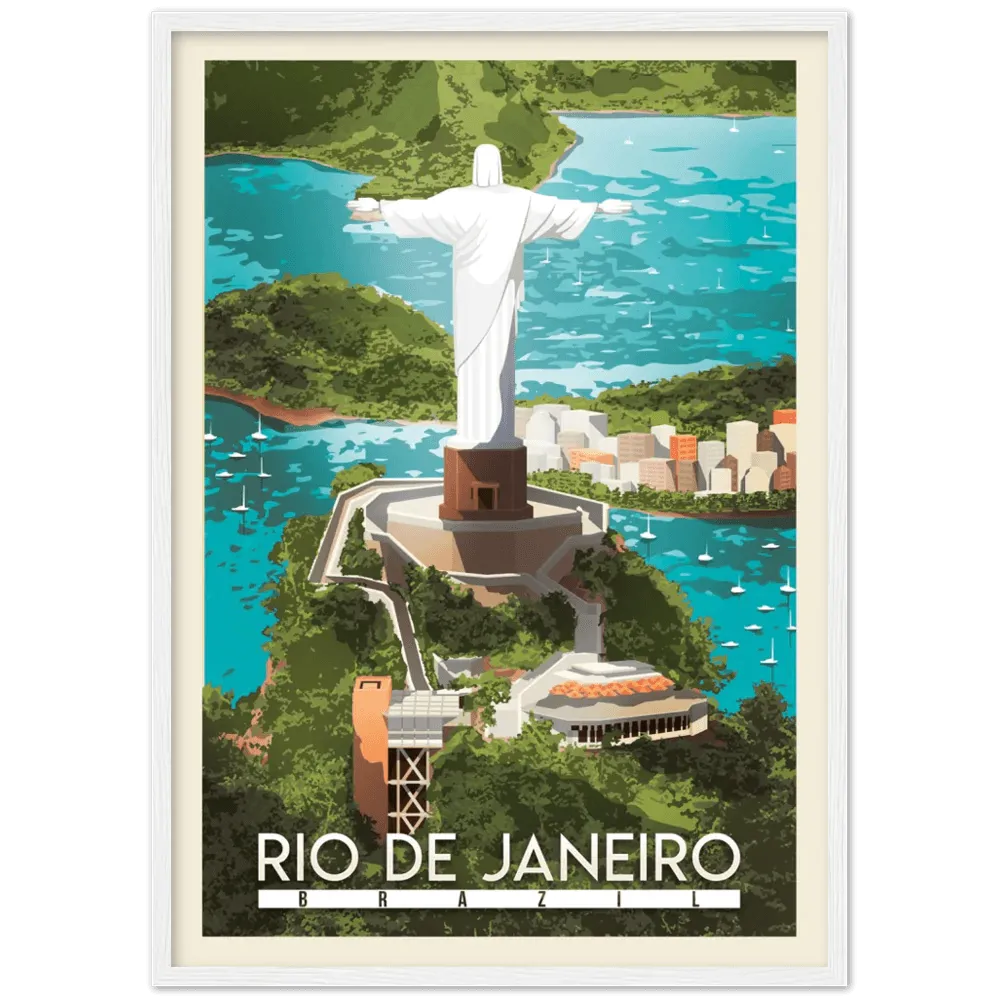 Rio De Janeiro Retro Wall Art