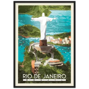 Rio De Janeiro Retro Wall Art