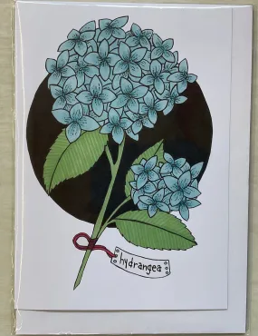 Sarah Cunningham Cards - Hydrangea