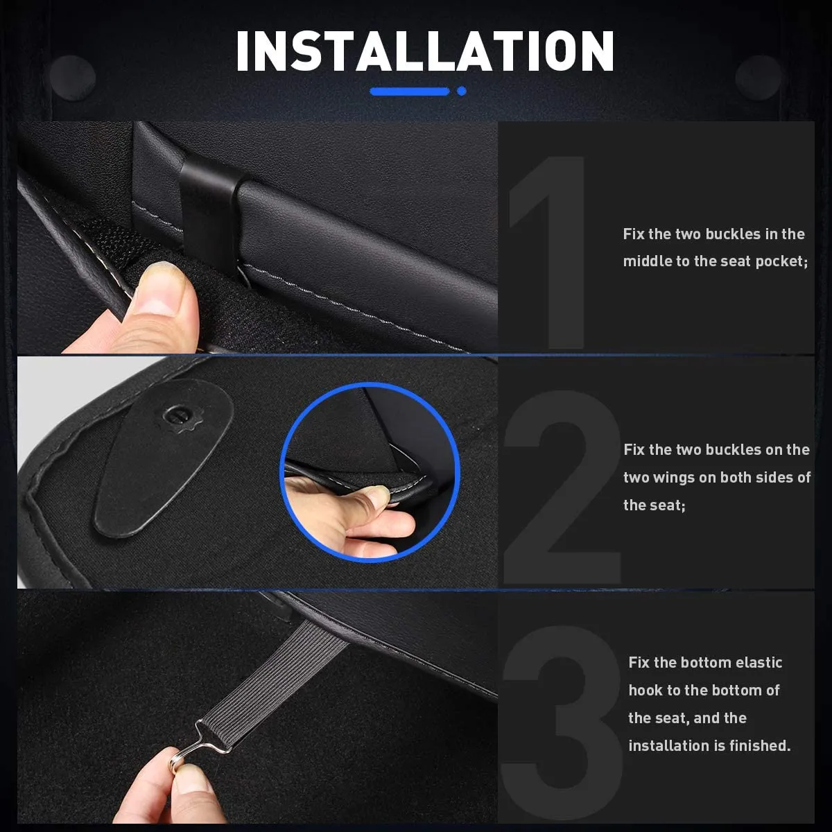 Seat Back Kick Protector for Tesla Model 3 2017-2024