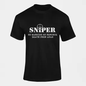 Sniper T-shirt - Sniper, No Warning, No Remorse..... (Men)