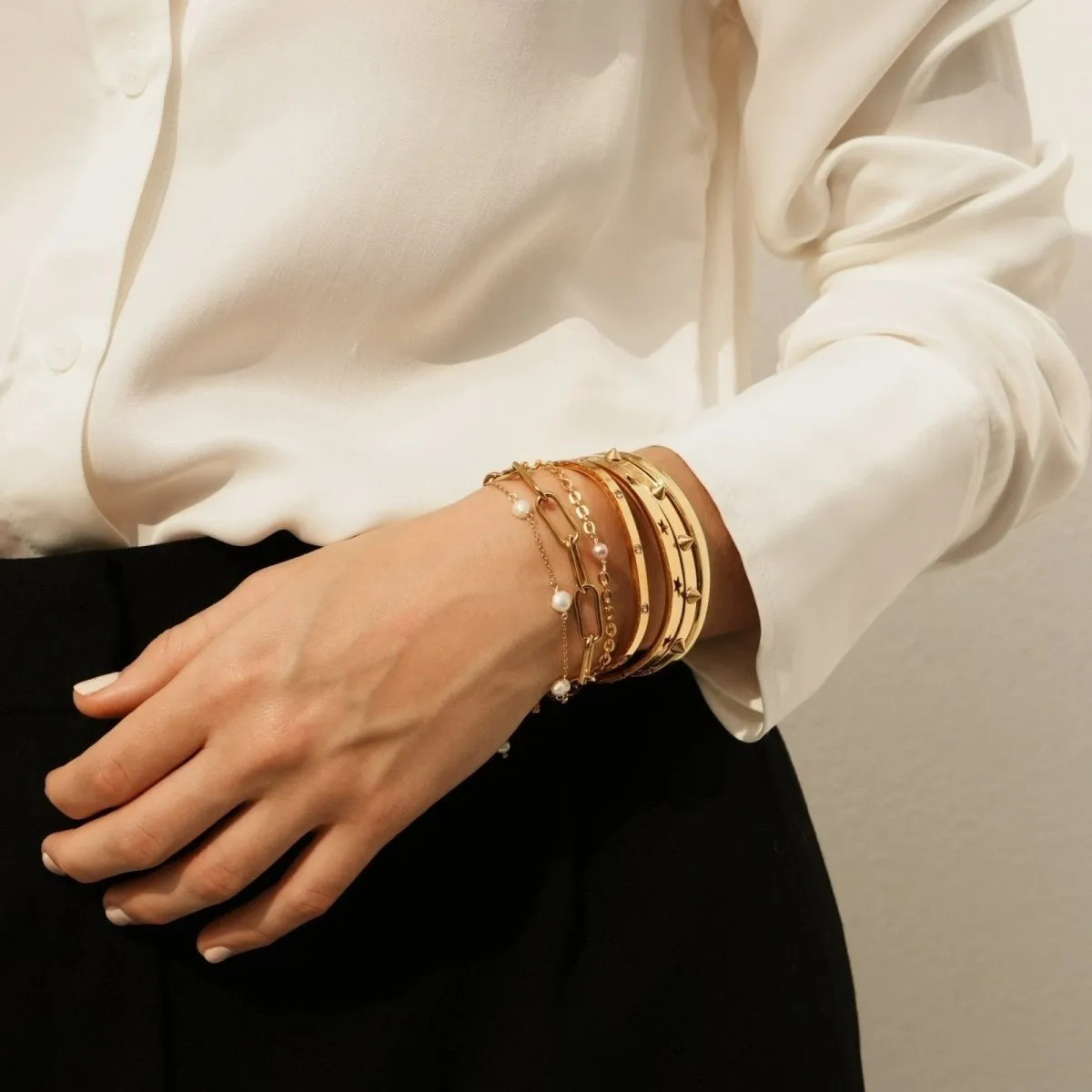 SQUARED GOLDEN BRACELET