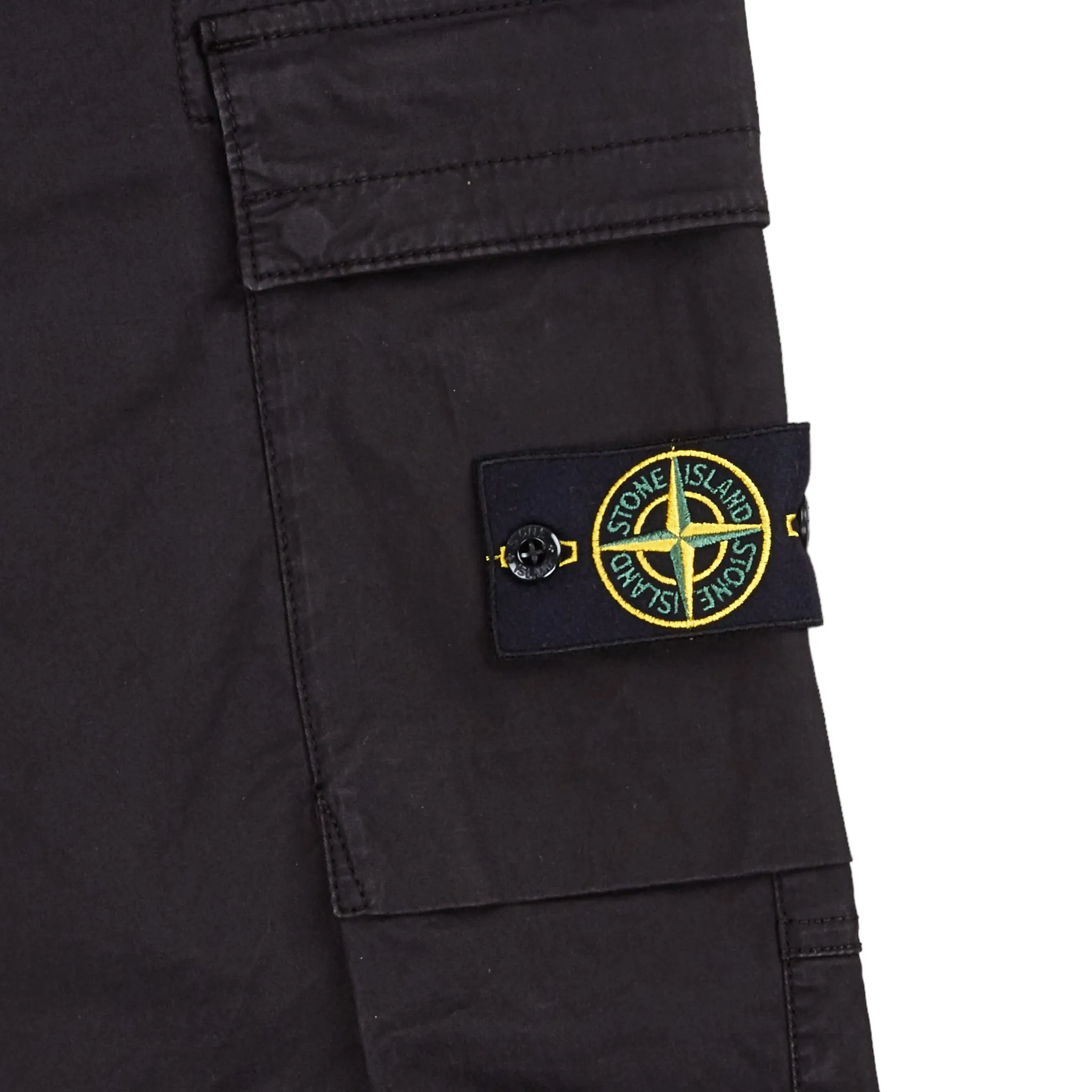 Stone Island Cotton Cargo Bukser I Sort