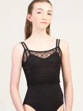 Suffolk "Chateau" Lace Camisole Crop Top