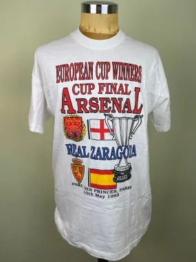 T-Shirt | 1995 | Arsenal vs Zaragoza | Cup Winners Cup Final | Bootleg T-Shirt